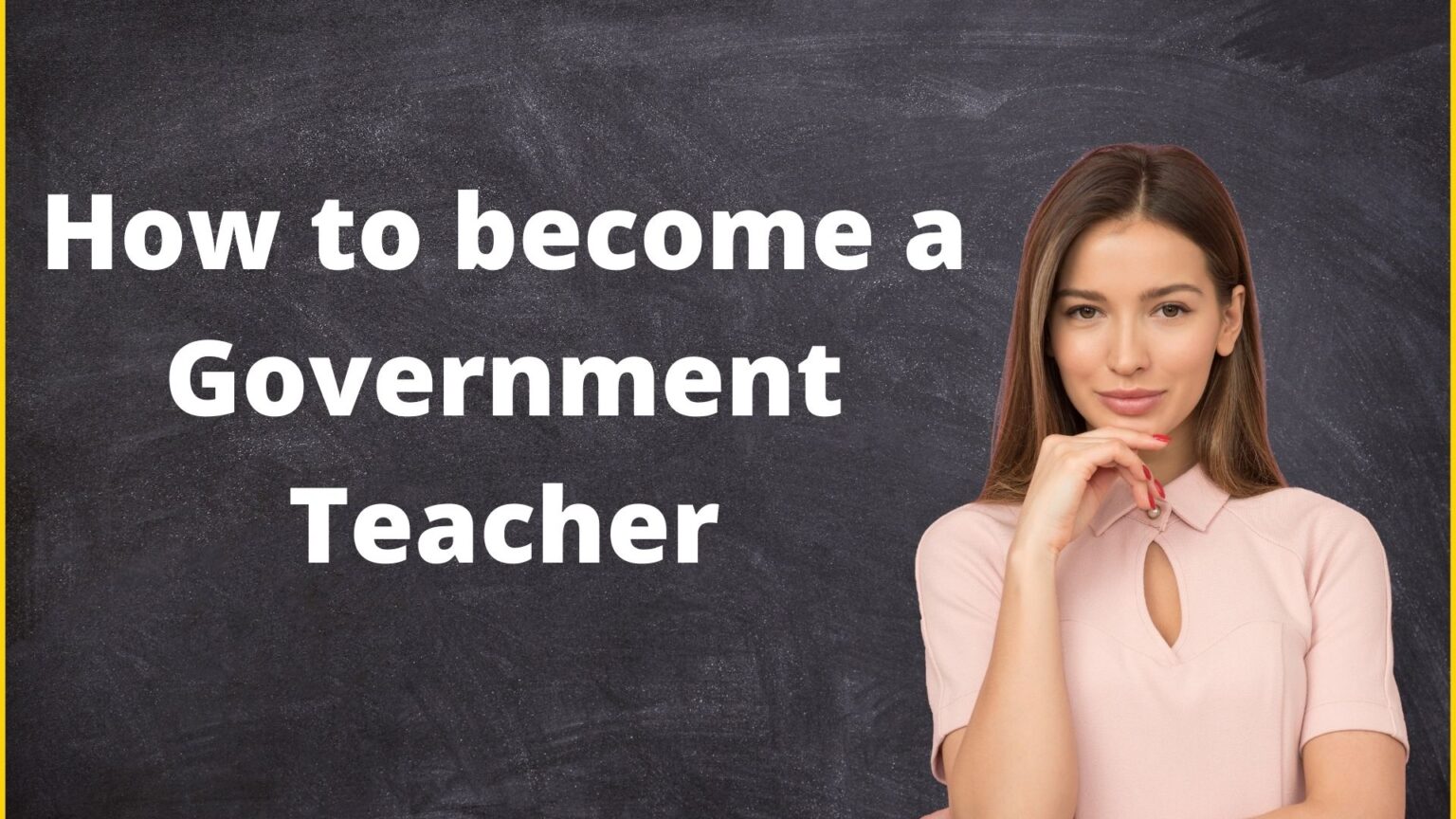 how to become a government teacher