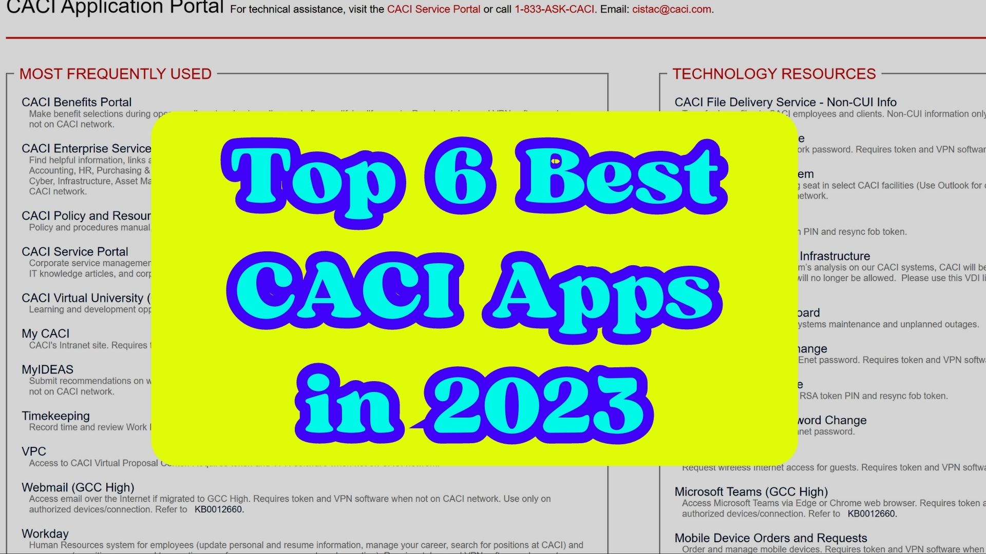 6 Best CACI Apps in 2023