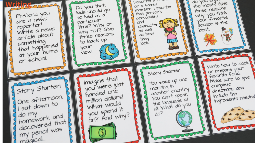 120  Creative Writing Prompts for 3rd Grade