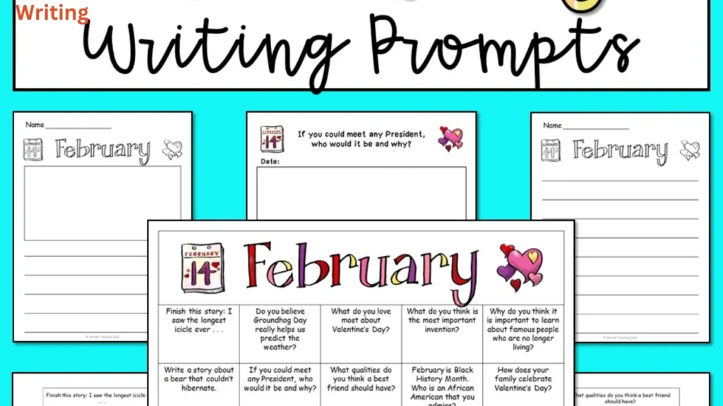 70 February Writing Prompts for Kids