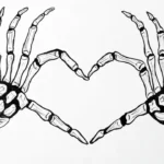 Skeleton Hand Drawing Ideas