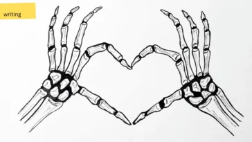 Skeleton Hand Drawing Ideas