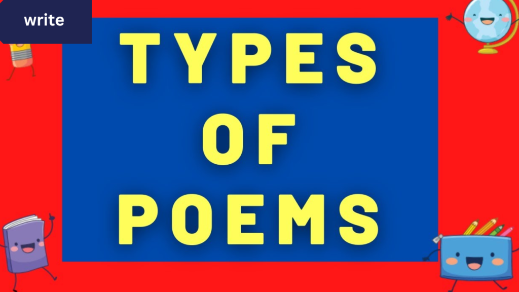 Types of Poems for Kids 